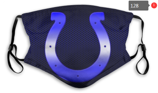 NFL Indianapolis Colts #7 Dust mask with filter->nfl dust mask->Sports Accessory